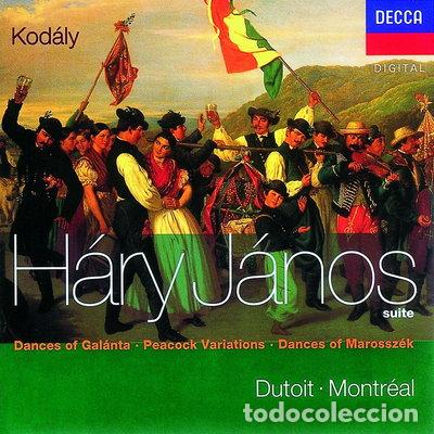 CDs de m&uacute;sica: H&aacute;ry J&aacute;nos Suite / Dances of Gal&aacute;nta / Peacock Variations / Dances of Marossz&eacute;k- 0028944432220