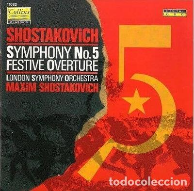 CDs de m&uacute;sica: Symphony No. 5 / Festive Overture- 5012106110823