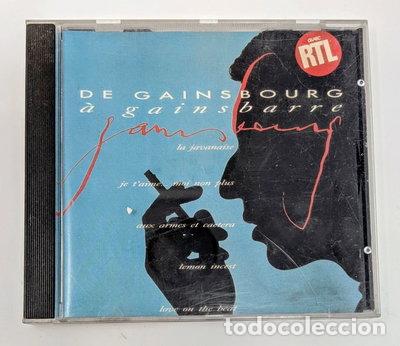 CDs de m&uacute;sica: De Gainsbourg &agrave; Gainsbarre- 2024190011521