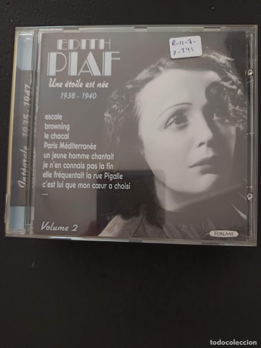 CDs de m&uacute;sica: EDITH PIAF. UNE &Eacute;TOILE EST N&Eacute;E. 1938-1940. (INT&Eacute;GRALE 1935-1947. VOL. 2)