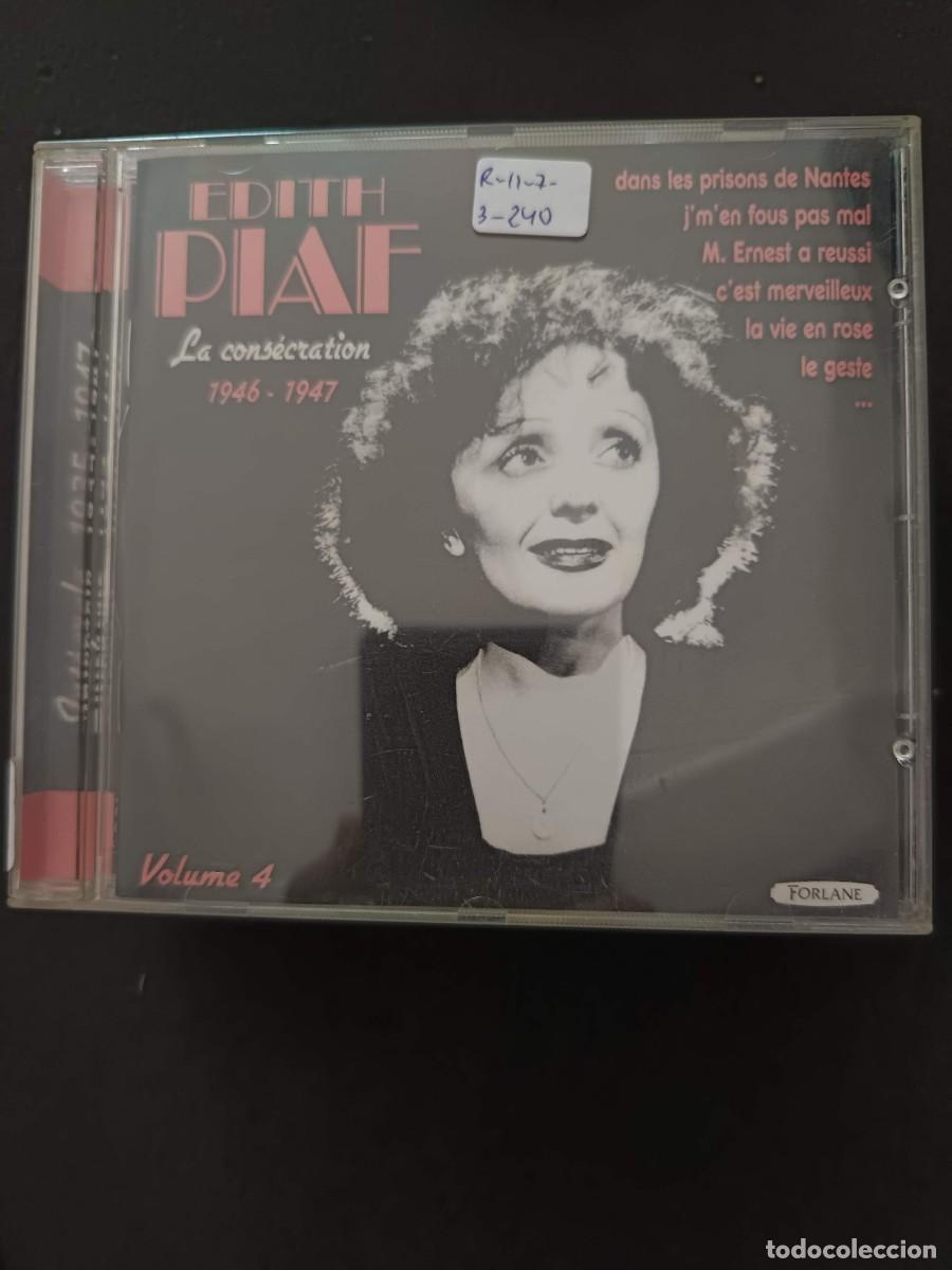 CDs de Musique: EDITH PIAF. LA CONS&Eacute;CRATION. 1946-1947. (INT&Eacute;GRALE 1935-1947. VOL. 4)