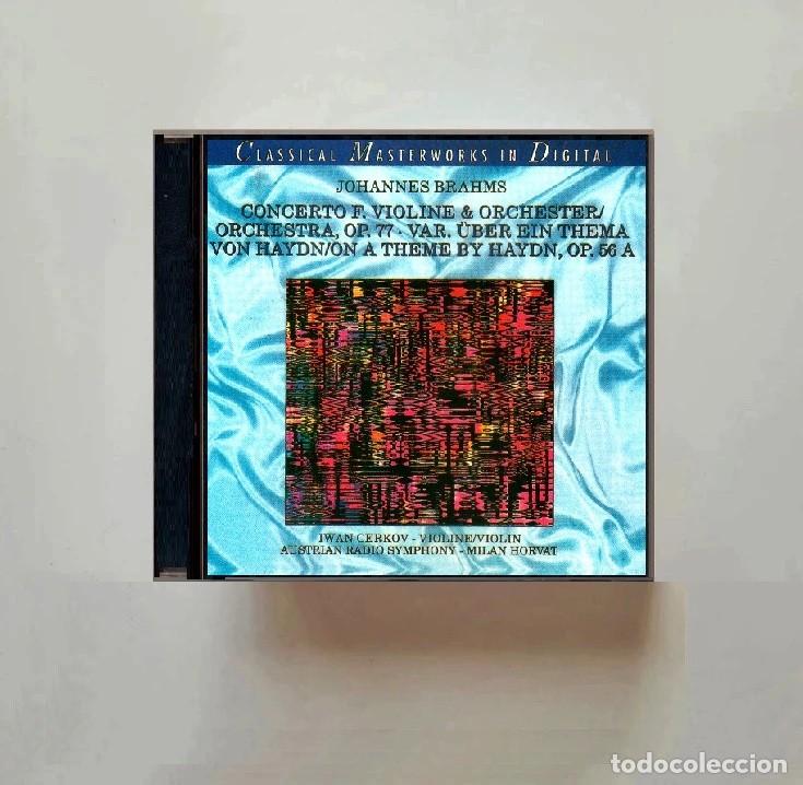 CDs de m&uacute;sica: [BRAHMS]. CONCERTO F. VIOLINE & ORCHESTER / ORCHESTRA OP 77 UBER EIN THEMA. CD.
