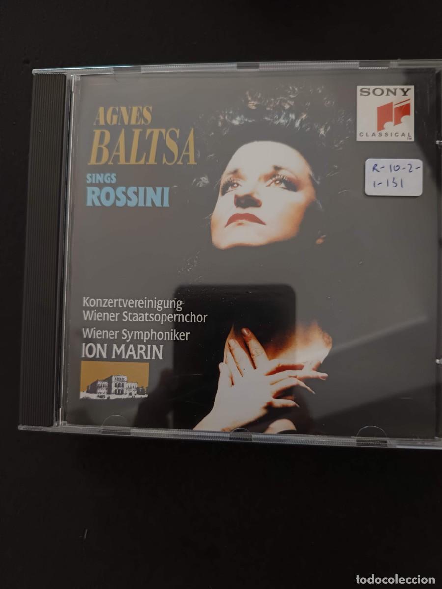 CDs de m&uacute;sica: AGNES BALTSA SINGS ROSSINI. DIR: ION MARIN. WIENER SYMPHONIKER.