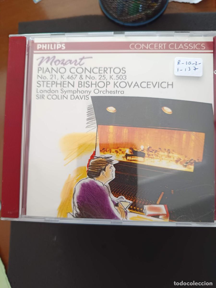 CDs de m&uacute;sica: MOZART: PIANO CONCERTOS 21 Y 25. DIR: SIR COLIN DAVIS. PIANO: STEPHEN BISHOP KOVACEVICH. LONDON SYMP