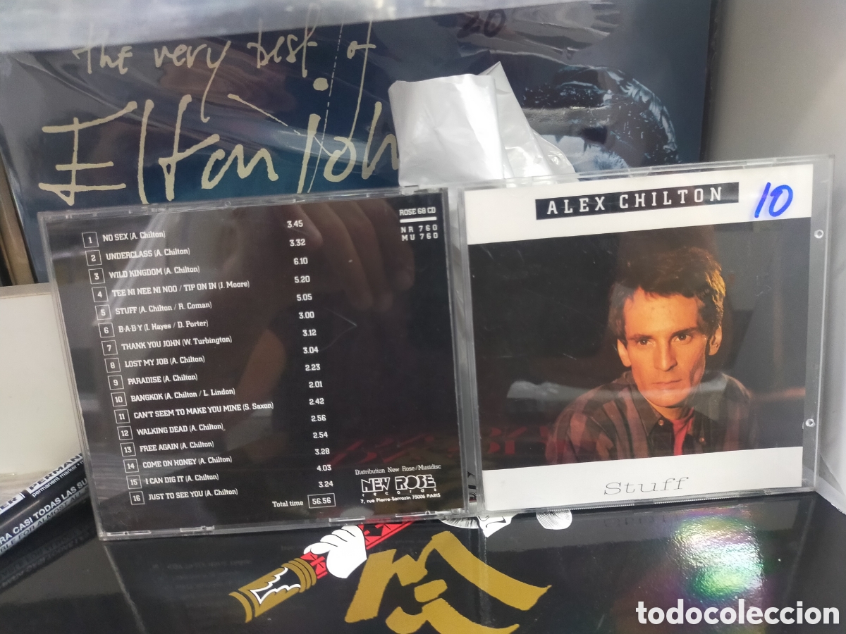 CDs de m&uacute;sica: Alex chilton cd stuff Francia 1986