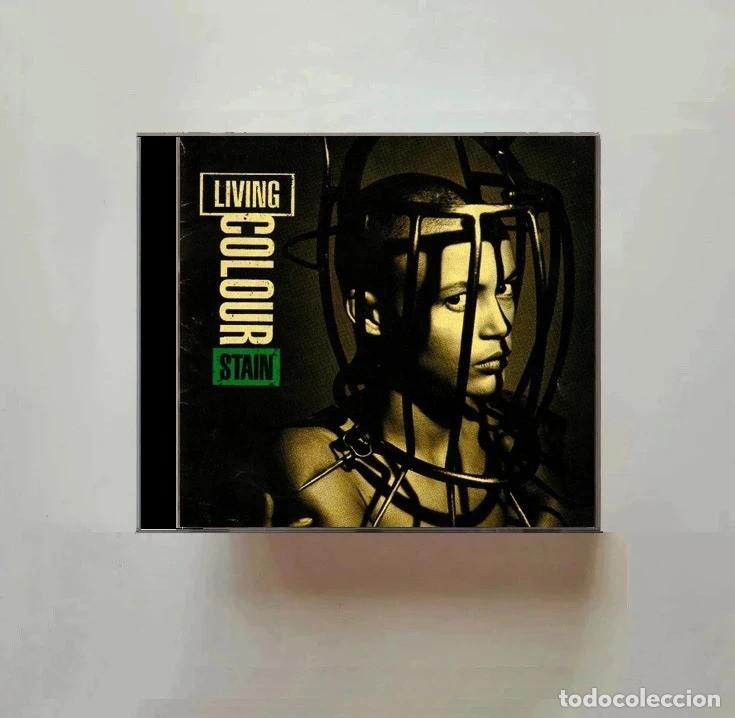 CDs de m&uacute;sica: LIVING COLOUR. STAIN. CD.