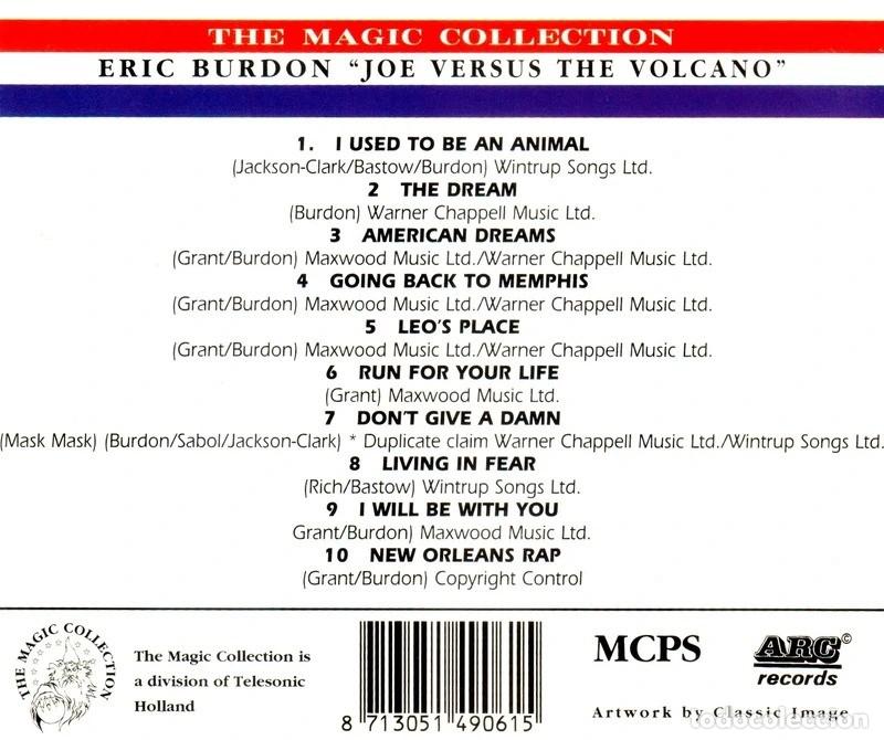 CDs de m&uacute;sica: ERIC BURDON. THE MAGIC COLLECTION. RECOPILATORIO. CD. - Foto 2
