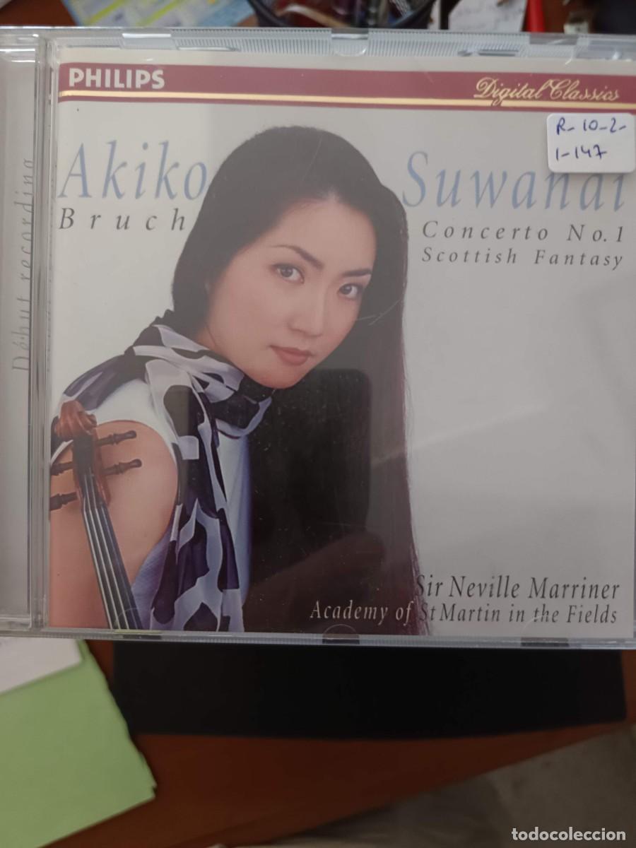 CDs de m&uacute;sica: BRUCH: CONCERTO N&ordm; 1 / SCOTTISH FANTASY. AKIKO SUWANAI (VIOLIN). DIR: SIR NEVILLE MARRINER. ACADEMY