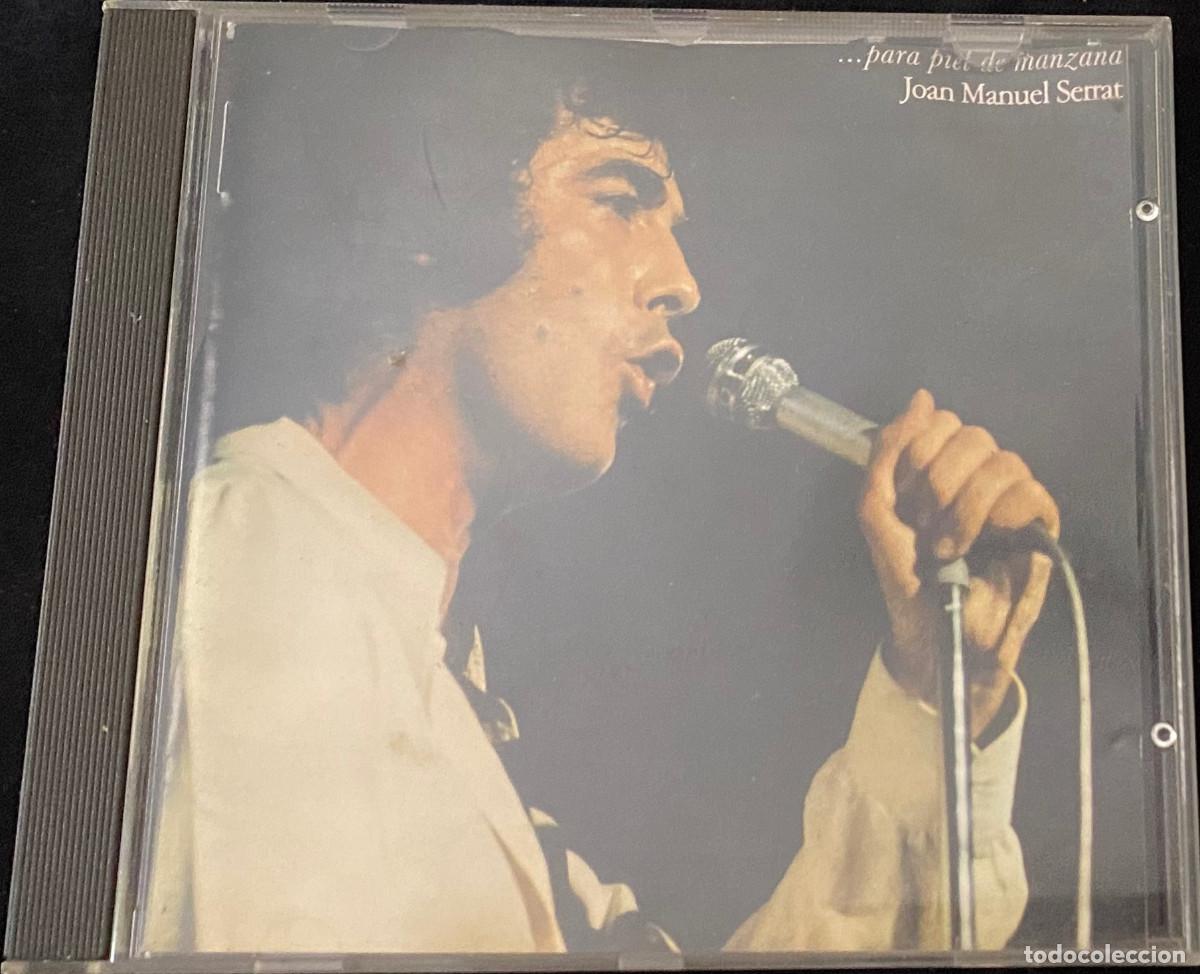 CDs de m&uacute;sica: '...Para piel de manzana', de Joan Manuel Serrat. Cantautor. Primera edici&oacute;n: 1990. Buen estado.