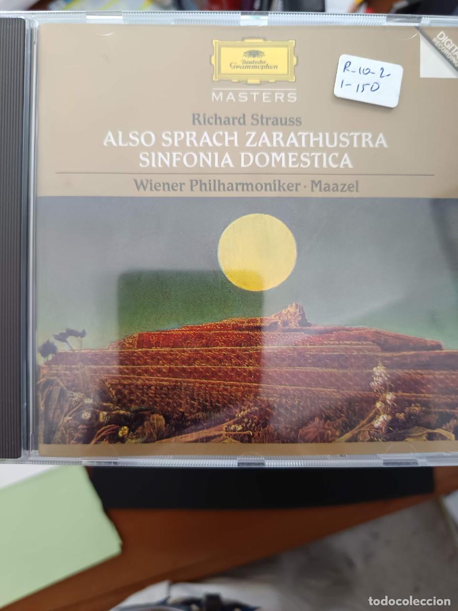 CDs de m&uacute;sica: RICHARD STRAUSS: ALSO SPRACH ZARATHUSTRA / SINFON&Iacute;A DOM&Eacute;STICA. DIR: LORIN MAAZEL. WIENER PHILHARMONI