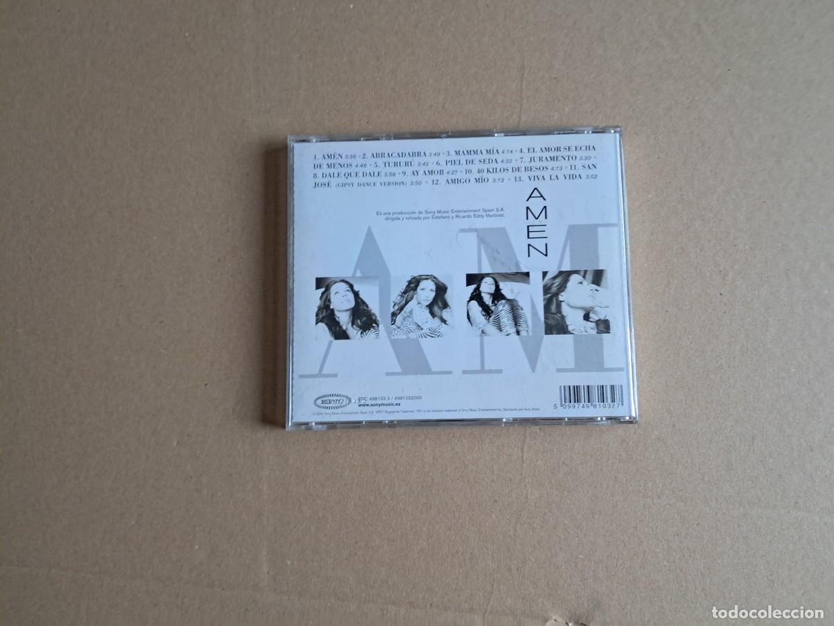 CDs de m&uacute;sica: AZUCAR MORENO - AMEN CD 2000 - Foto 3