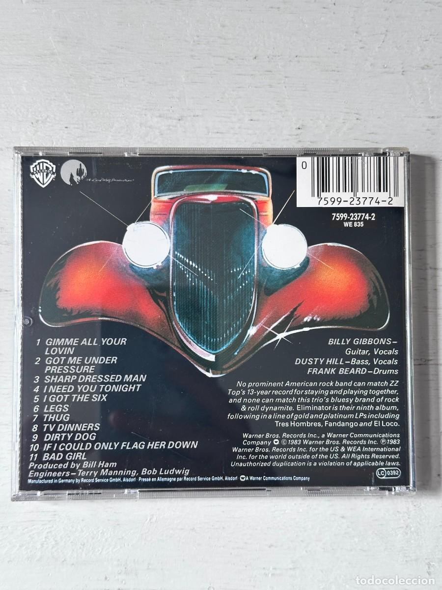 CDs de m&uacute;sica: ZZ Top - Eliminator (CD) - Foto 2