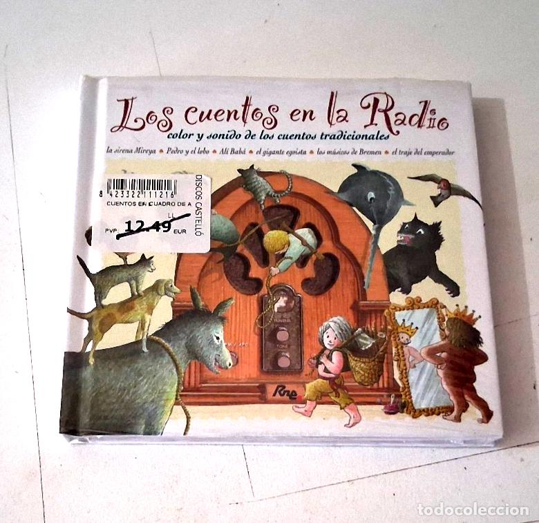 CDs de m&uacute;sica: CD &rdquo;LOS CUENTOS EN LA RADIO&rdquo; CD 6 TRACKS +LIBRO PRECINTADO SEALED RNE RTVE CARME