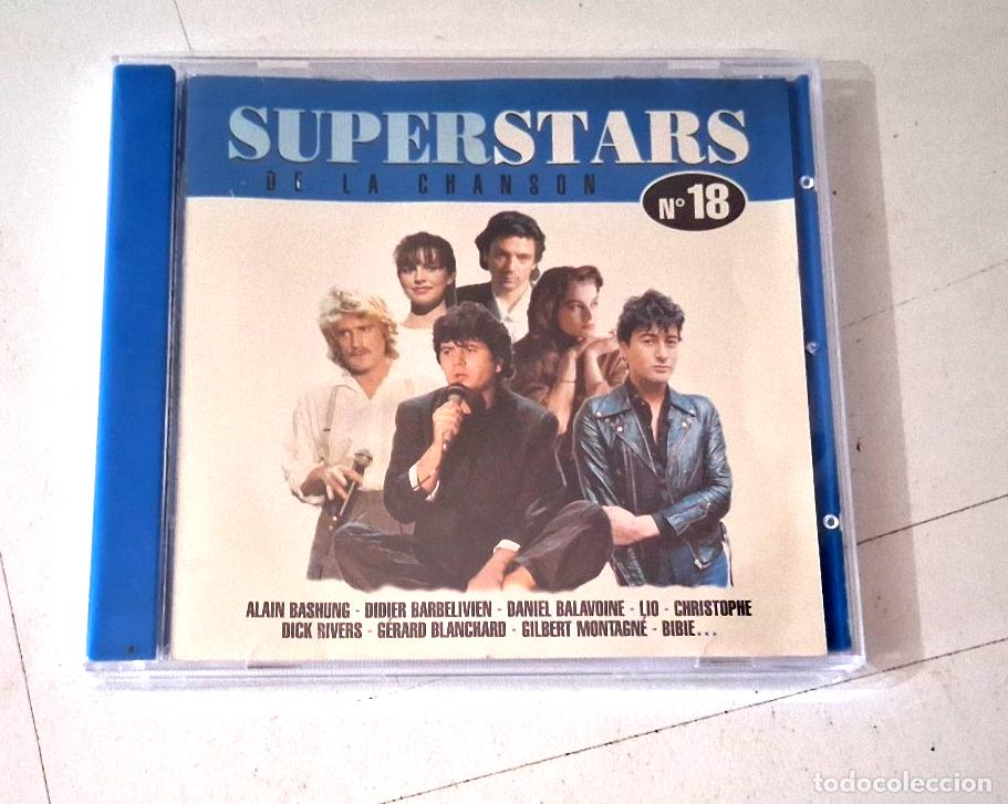 CDs de m&uacute;sica: CD &rdquo;SUPER STARS DE LA CHANSON VOL 18&rdquo; CD 15 TRACKS ALAIN BASHUNG BARBELIVIEN
