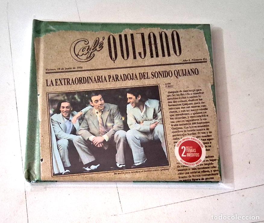 CDs de m&uacute;sica: CAFE QUIJANO &rdquo;LA EXTRAORDINARIA PARADOJA DEL SONIDO QUIJANO&rdquo; CD 13 TRACKS +LIBRO