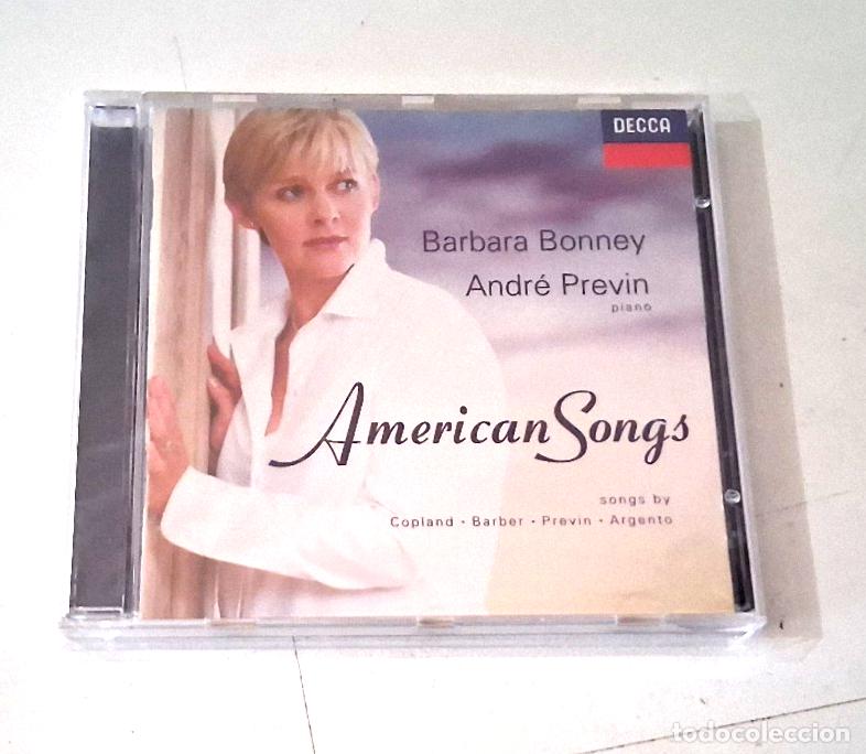 CDs de m&uacute;sica: BARBARA BONNEY ANDRE PREVIN &rdquo;AMERICAN SONGS&rdquo; CD 30 TRACKS
