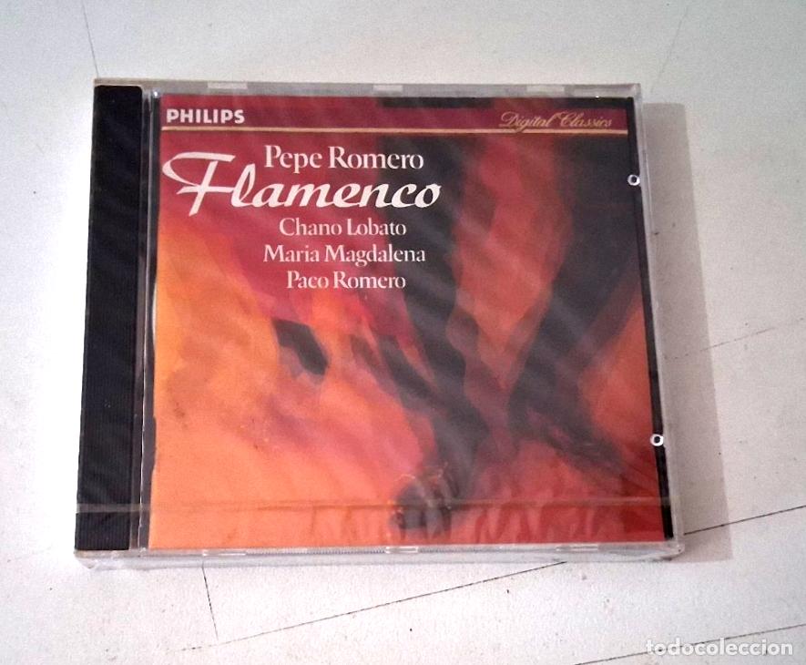 CDs de m&uacute;sica: PEPE ROMERO &rdquo;FLAMENCO&rdquo; CD 13 TRACKS PRECINTADO SEALED CHANO LOBATO MARIA MAGDALE