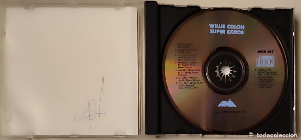 CDs de m&uacute;sica: WILLIE COLON - SUPER EXITOS (CD) 1992 - 10 TEMAS - ED. USA - Foto 2