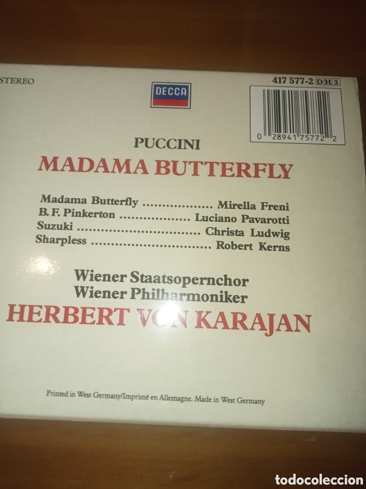 CDs de m&uacute;sica: Lote de 3 CDs Madama Butterfly - Foto 2