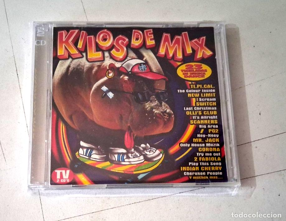 CDs de m&uacute;sica: CD &rdquo;KILOS DE MIX&rdquo; 2CD 23 TRACKS TONELADAS DE MUSICA DANCE