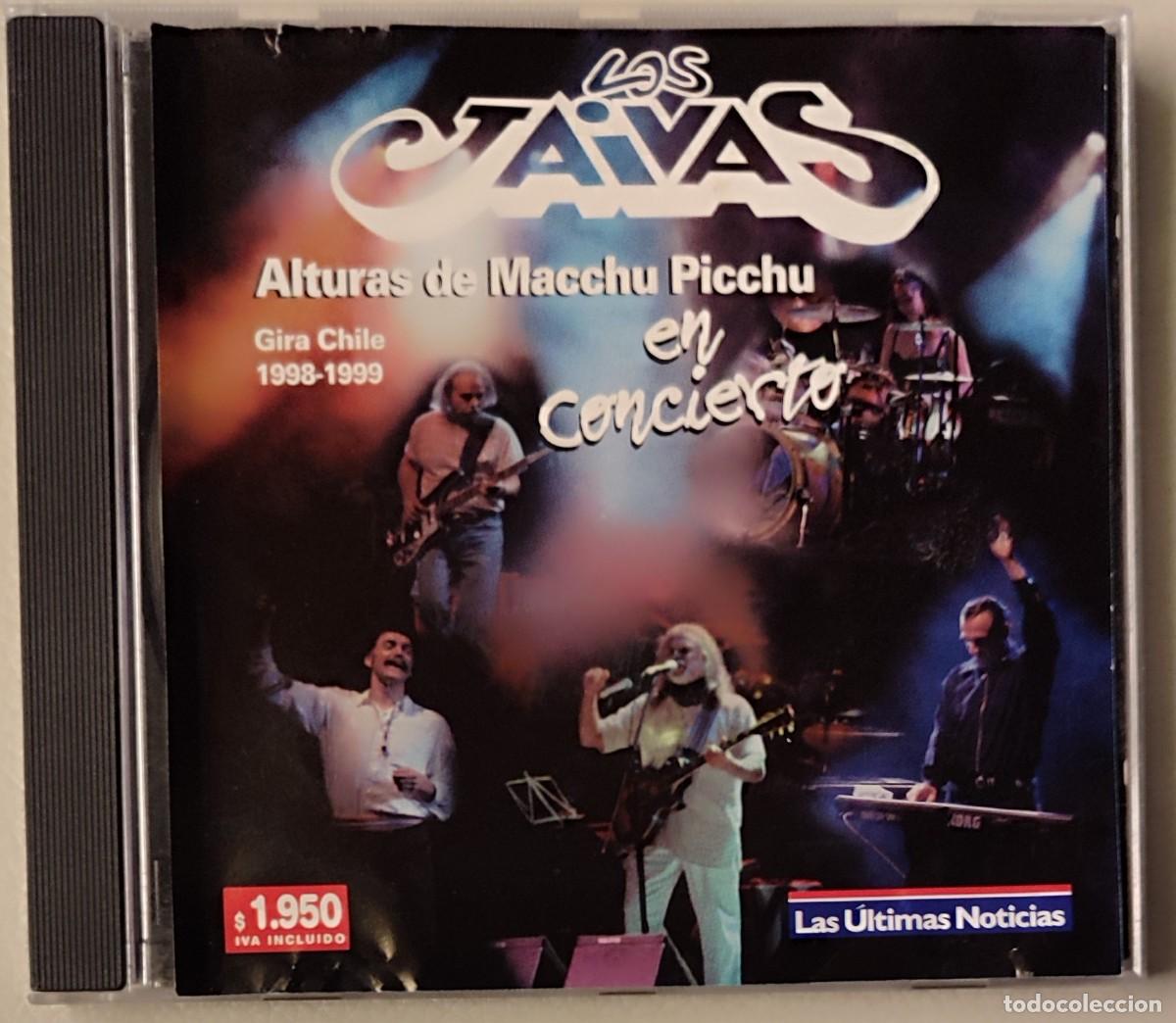 CDs de m&uacute;sica: LOS JAIVAS - EN CONCIERTO (CD) 9 TEMAS - 1999 - ED. CHILE
