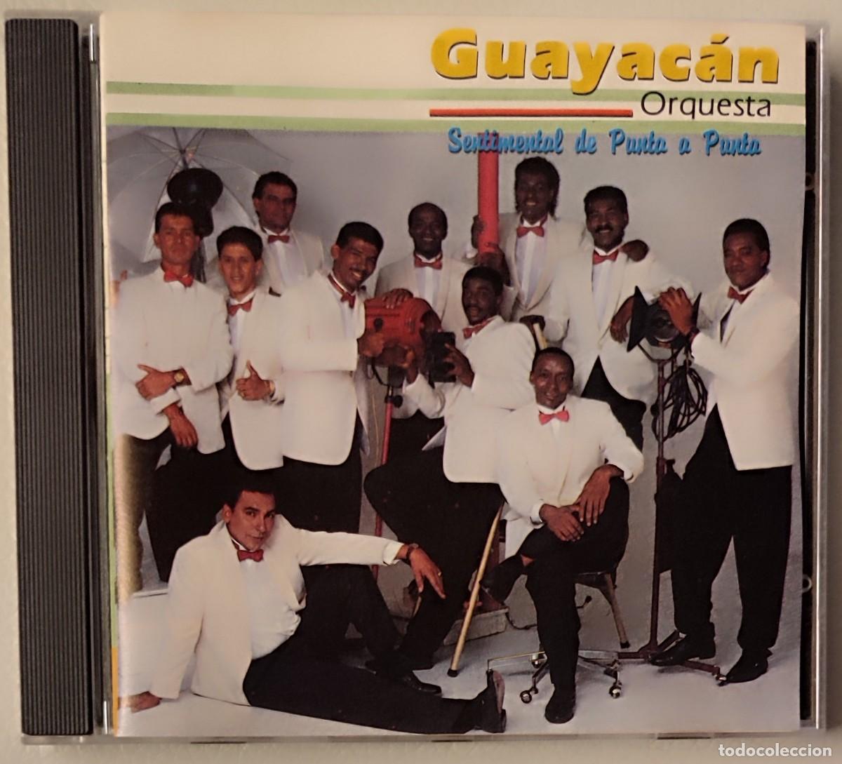 CDs de m&uacute;sica: GUAYACAN ORQUESTA - SENTIMENTAL DE PUNTA A PUNTA (CD) 1992 - 8 TEMAS - ED. COLOMBIA