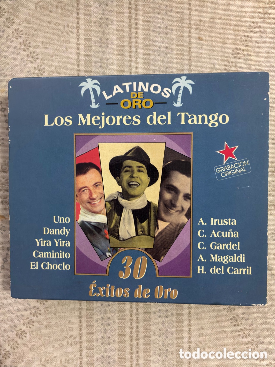 CDs de m&uacute;sica: CD Latinos de oro. Los mejores del tango