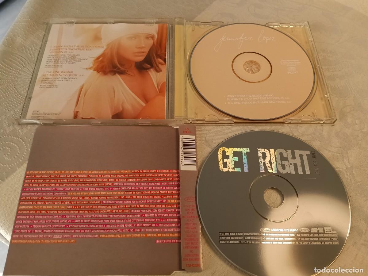 CDs de m&uacute;sica: RAR 2 SINGLES CDS. JENNIFER LOPEZ. - Foto 2