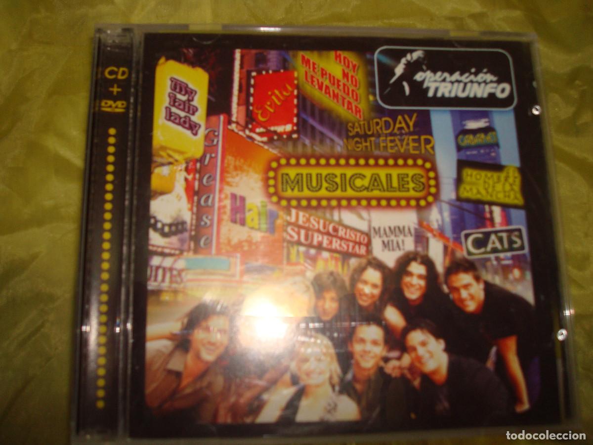CDs de m&uacute;sica: OPERACION TRIUNFO. MUSICALES. CD + DVD