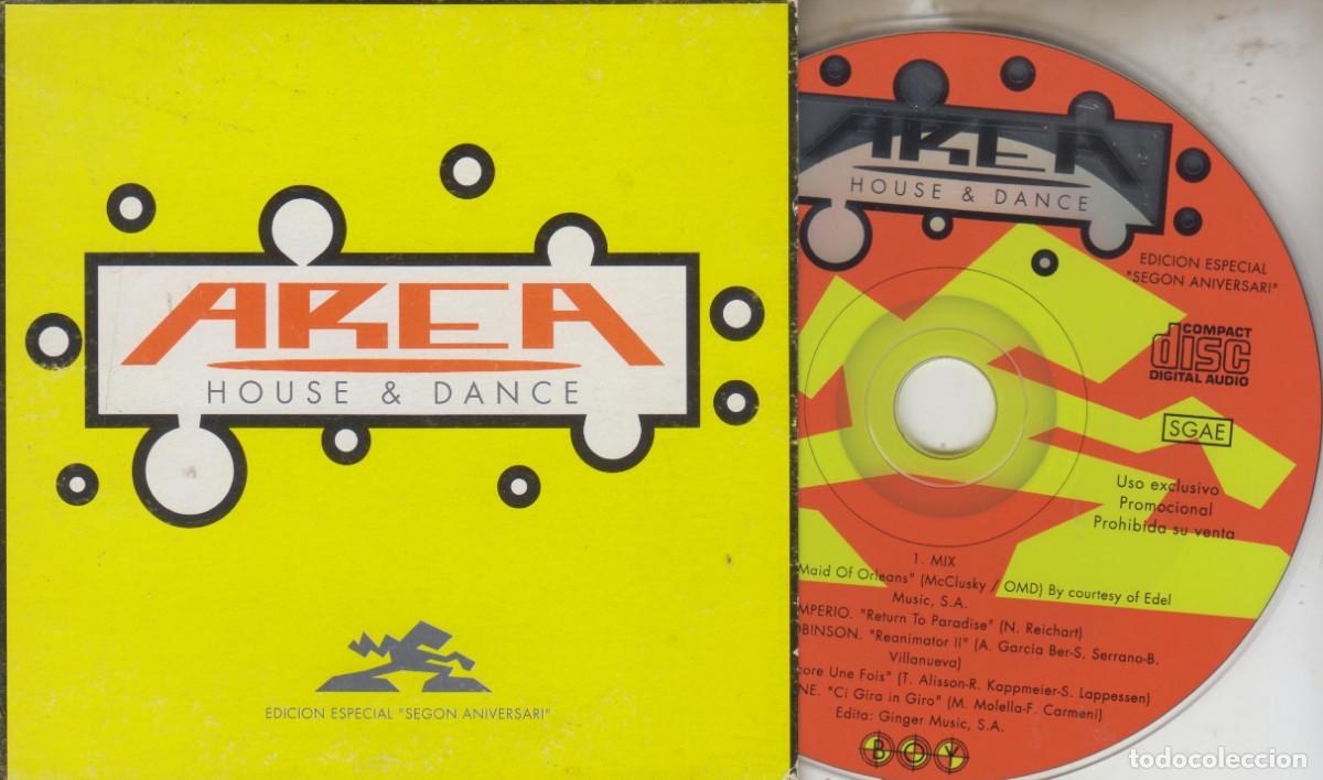 CDs de m&uacute;sica: Area cd promo House & Dance 1997 Edici&oacute;n espcial segon aniversari discoteca Area Concor
