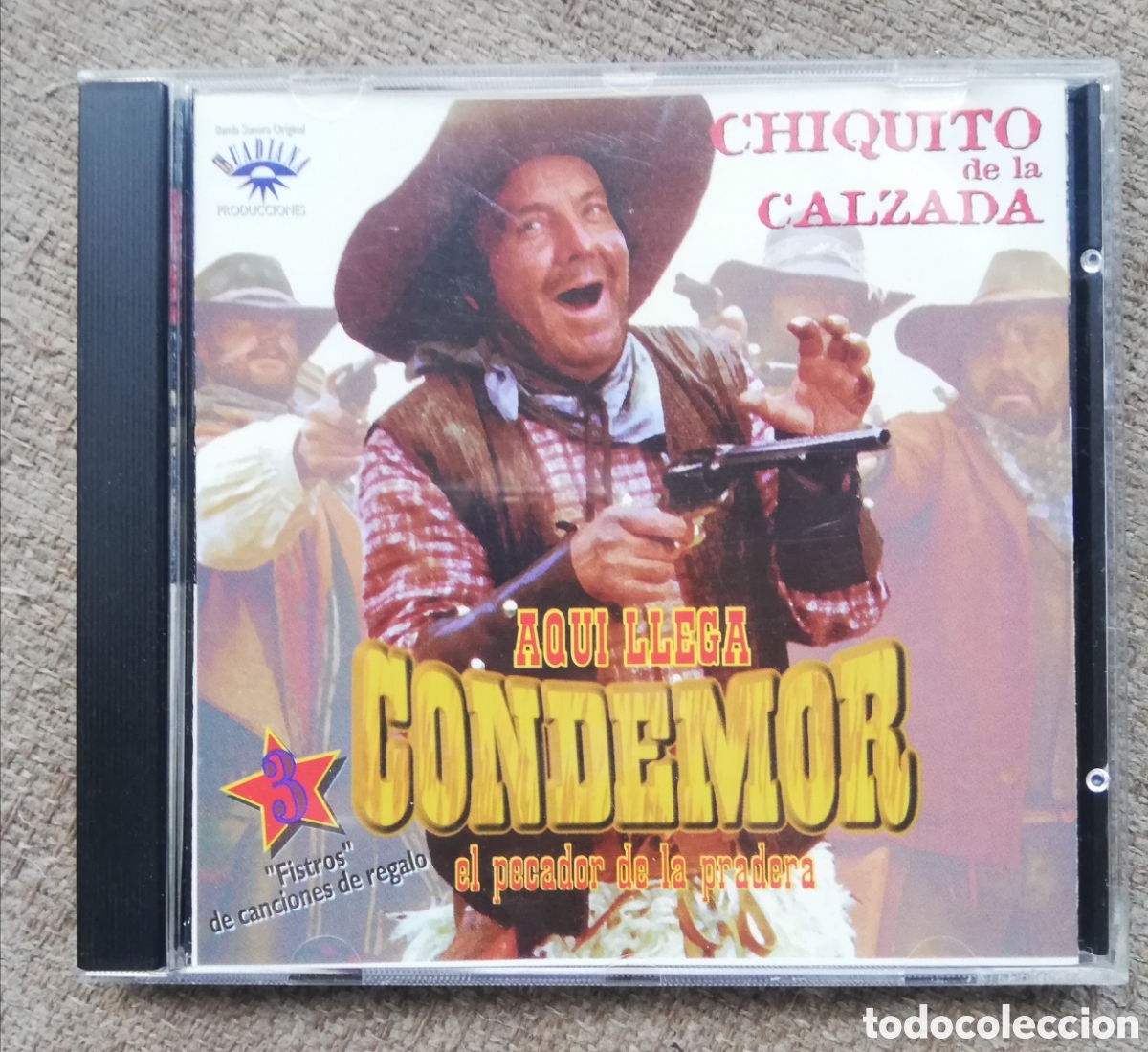CD di Musica: Aqui llega Condemor, el pecador de la pradera. Banda sonora Ram&oacute;n Farran. Chiquito de la calzada