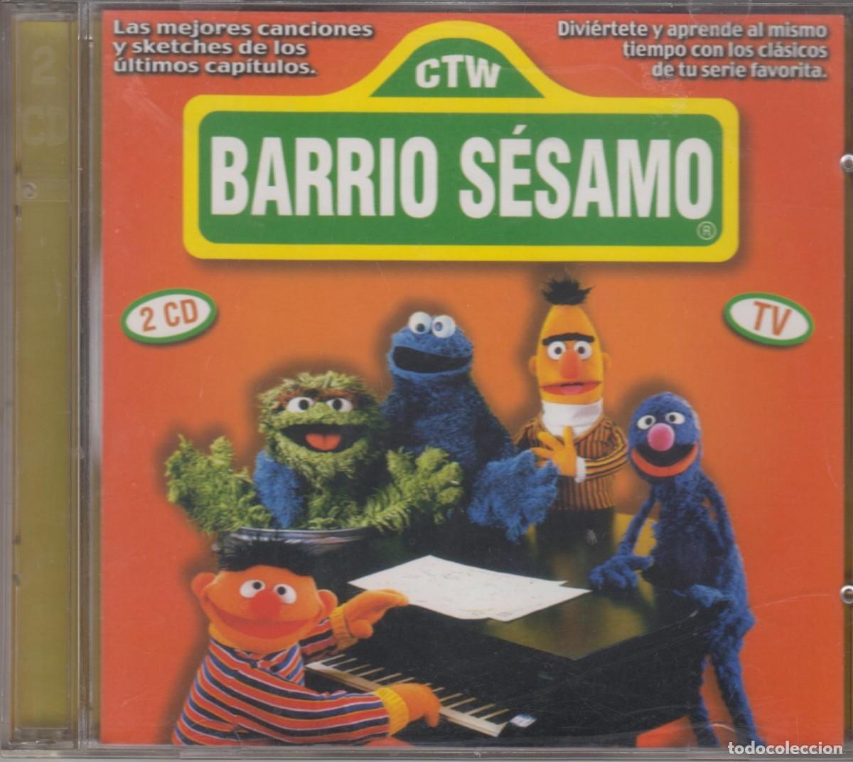 CDs de m&uacute;sica: Barrio S&eacute;samo doble cd 1999 Blanco y Negro Music Sesame Street