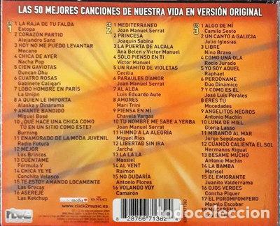 CDs de m&uacute;sica: Nuestra Mejor Canci&oacute;n : Las 50 Mejores Canciones De Nuestra Vida- 0828766713824