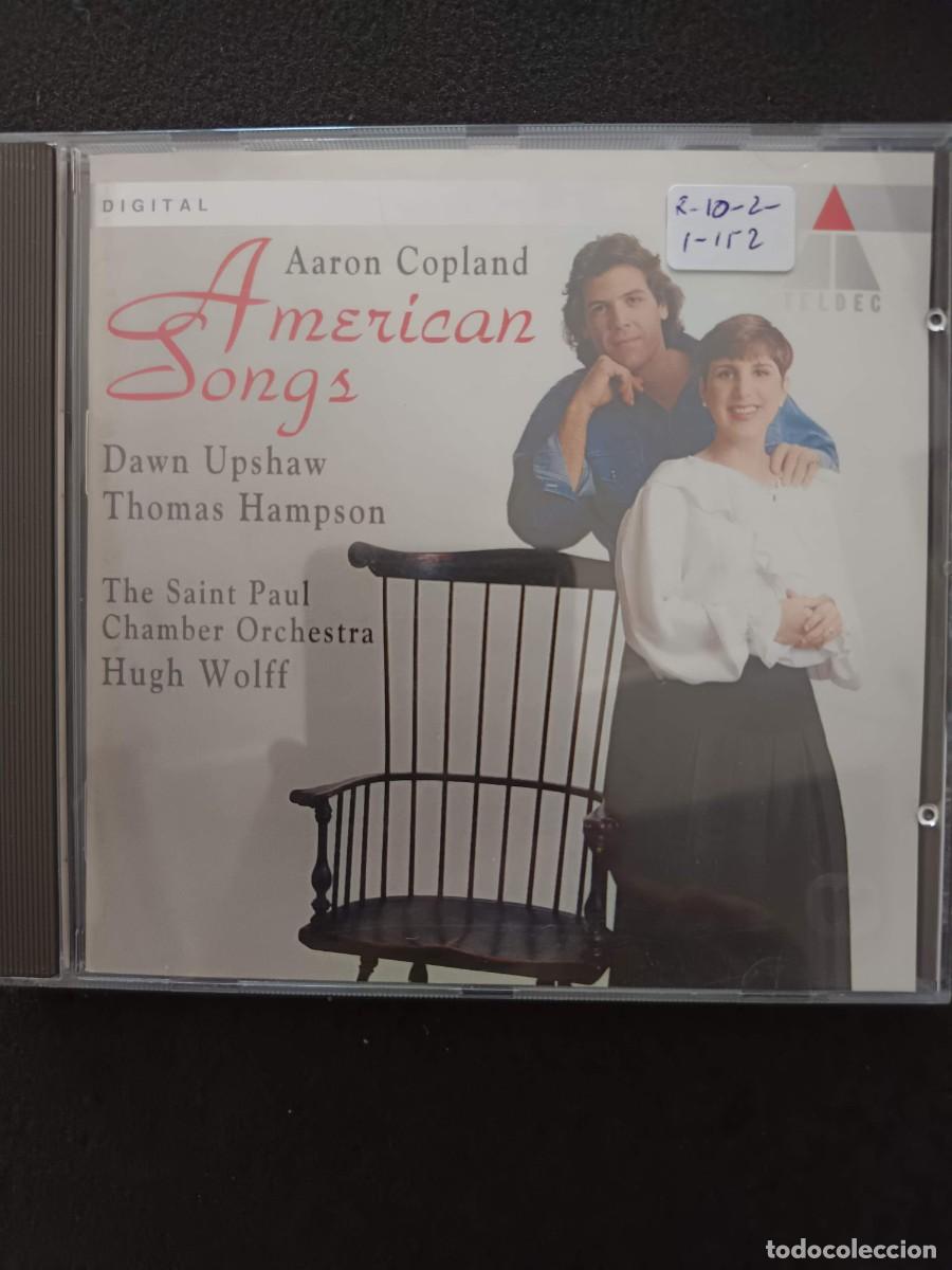 CDs de m&uacute;sica: AARON COPLAND: AMERICAN SONGS. INT&Eacute;RP: DAWN UPSHAW, THOMAS HAMPSON. DIR: HUGH WOLFF. THE SAINT PAUL