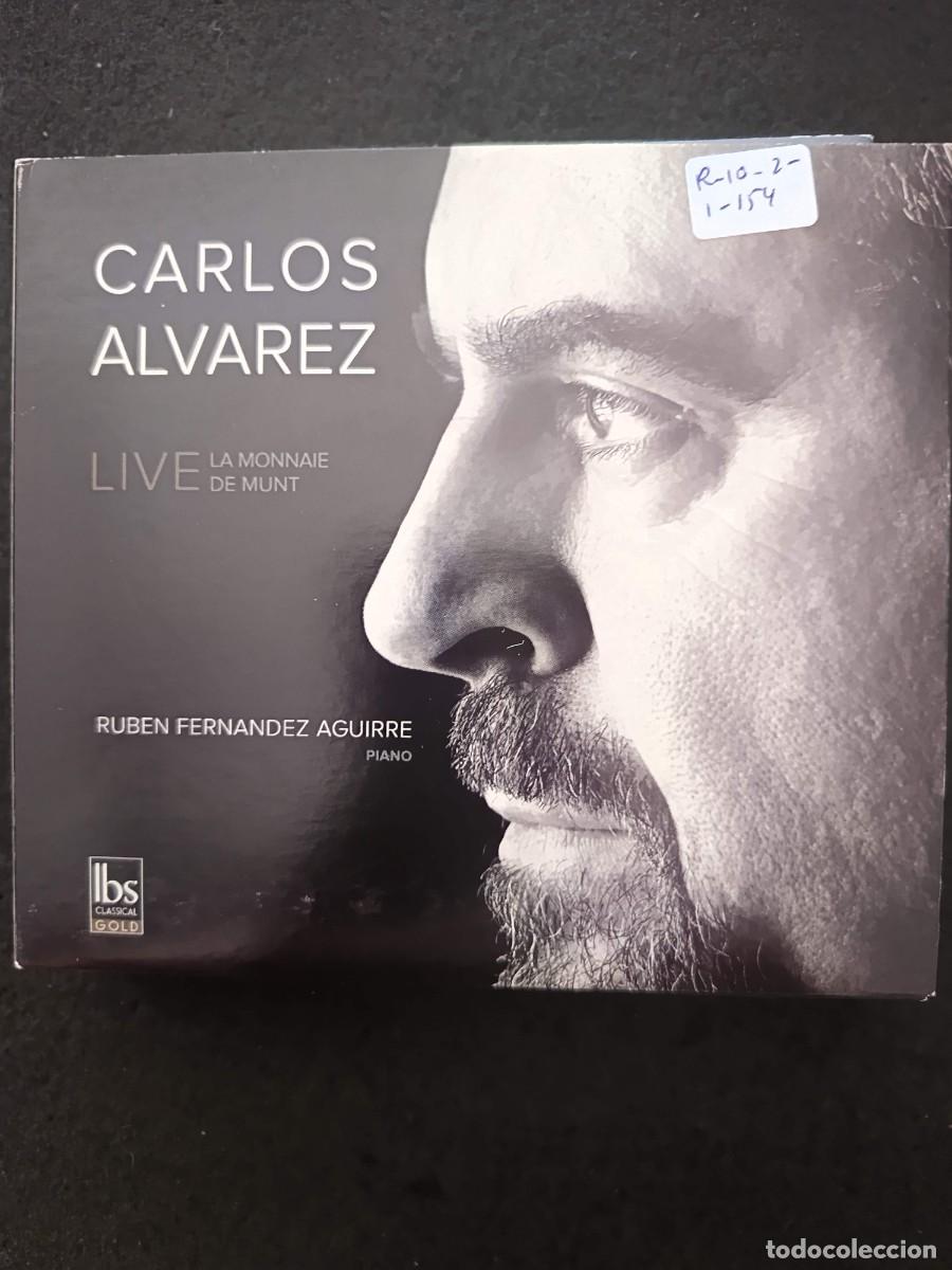 CDs de m&uacute;sica: CARLOS &Aacute;LVAREZ. LIVE. LA MONNAIE DE MUNT. PIANO: RUB&Eacute;N FERN&Aacute;NDEZ AGUIRRE