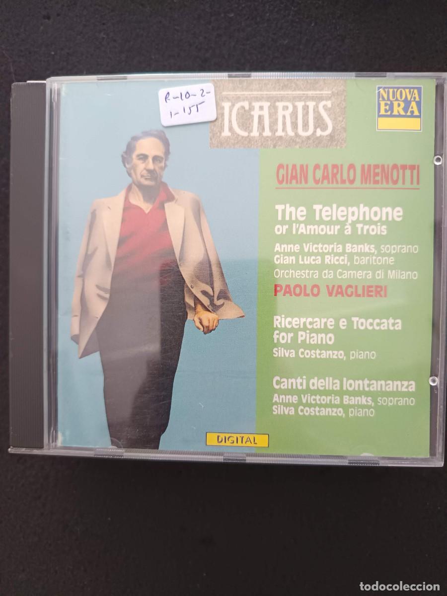 CDs de m&uacute;sica: GIAN CARLO MENOTTI: THE TELEPHONE OR L'AMOUR &Agrave; TROIS / RICERCARE AND TOCCATA / CANTI DELLA LONTANAN