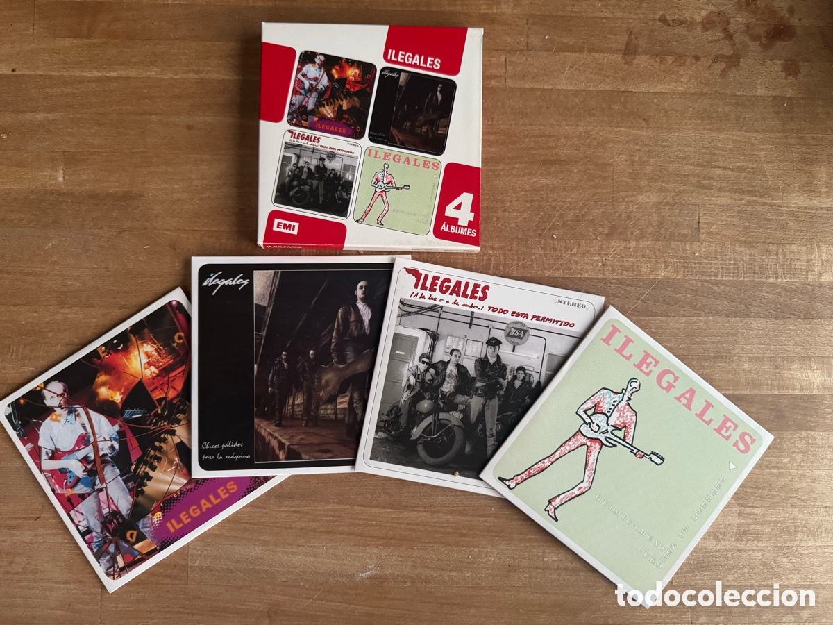 CDs de m&uacute;sica: ILEGALES ESTUCHE 4 CDS EMI