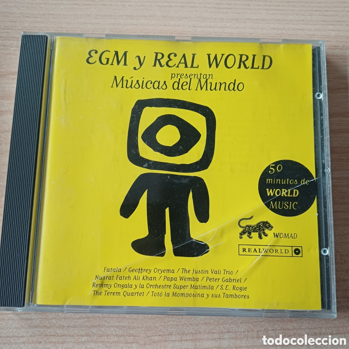 CDs de m&uacute;sica: EGM Y REAL WORLD PRESENTAN MUSICAS DEL MUNDO CD