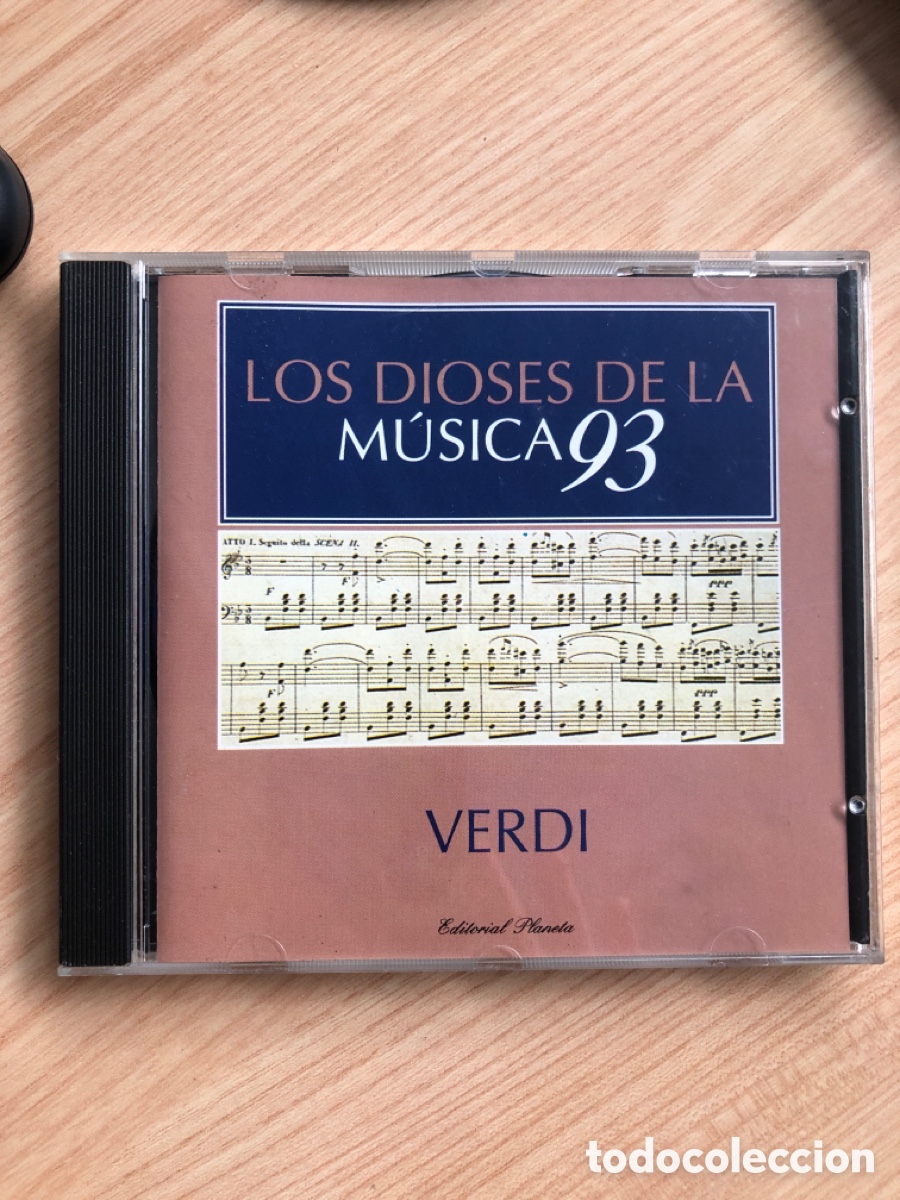 CDs de m&uacute;sica: LOS DIOSES D ELA MUSICA 93 VERDI