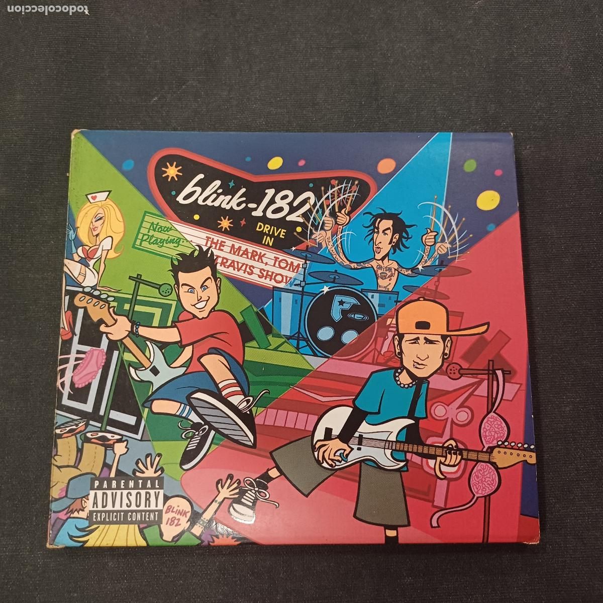 CDs de m&uacute;sica: BLINK 182/THE MARK,TOM AND TRAVIS SHOW/CD DIGIPACK PUNK.