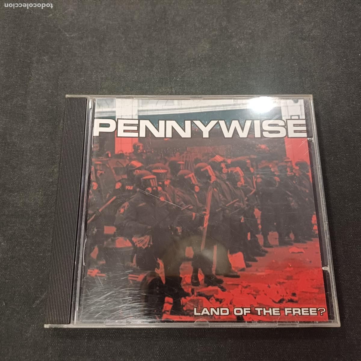 CDs de m&uacute;sica: PENNYWISE/LAND OF THE FREE/CD PUNK.