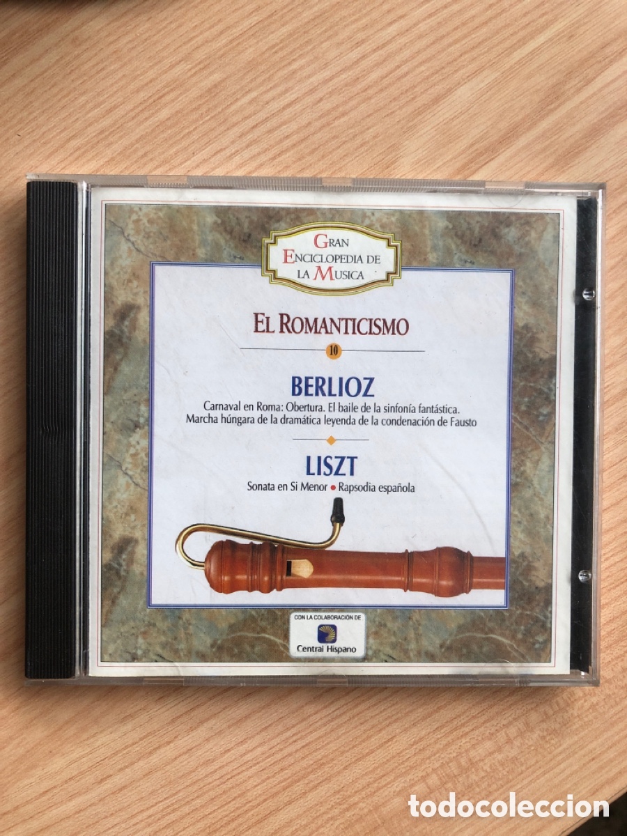 CDs de m&uacute;sica: GRAN ENCICLOPEDIA DE LA MUSICA EL ROMANTICISMO BERLIOZ LISZT