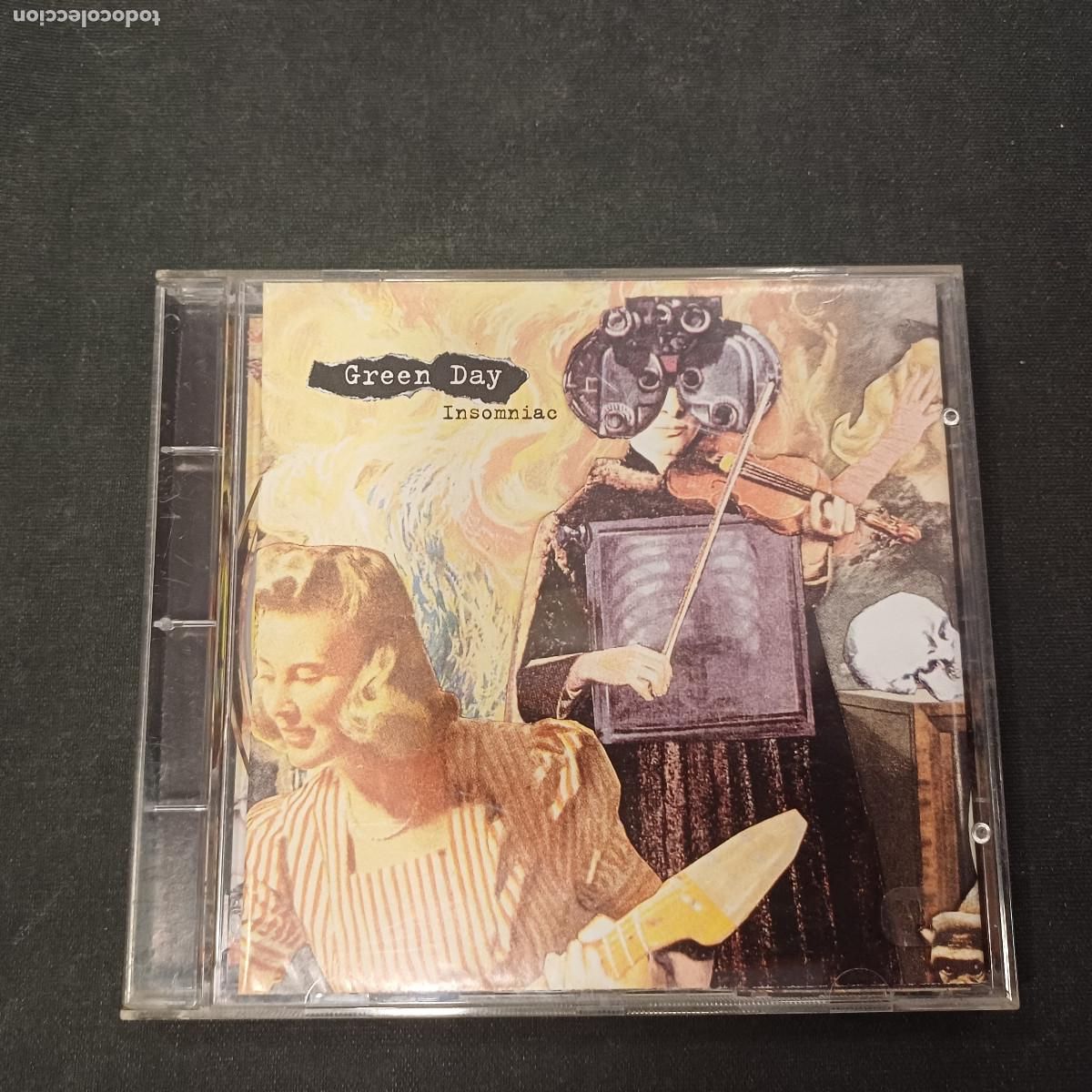 CDs de m&uacute;sica: GREEN DAY/INSOMNIAC/CD PUNK.