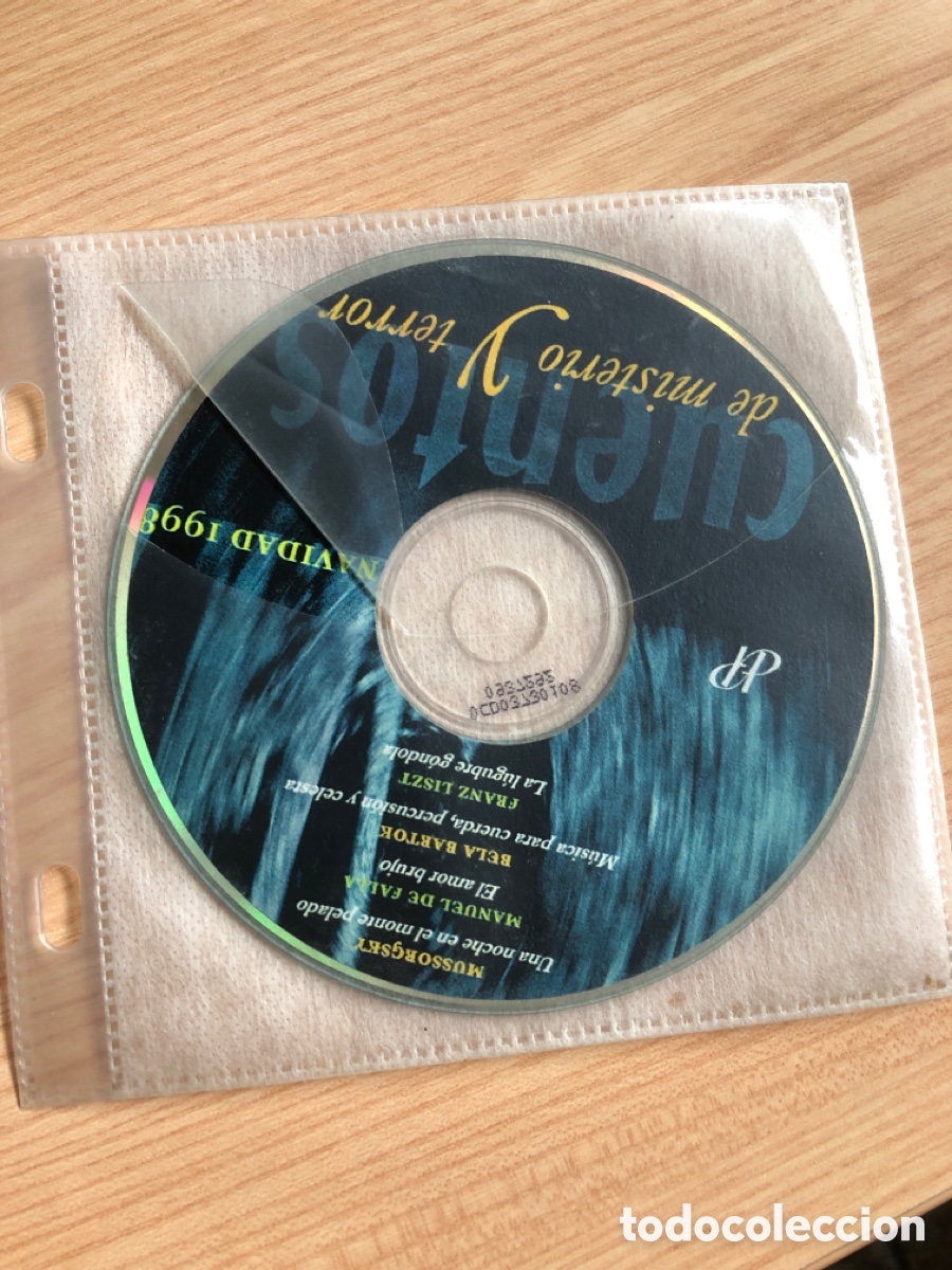 CDs de m&uacute;sica: CUENTOS DE ISTERIO Y TERROR NAVIDAD 1998 EN CD