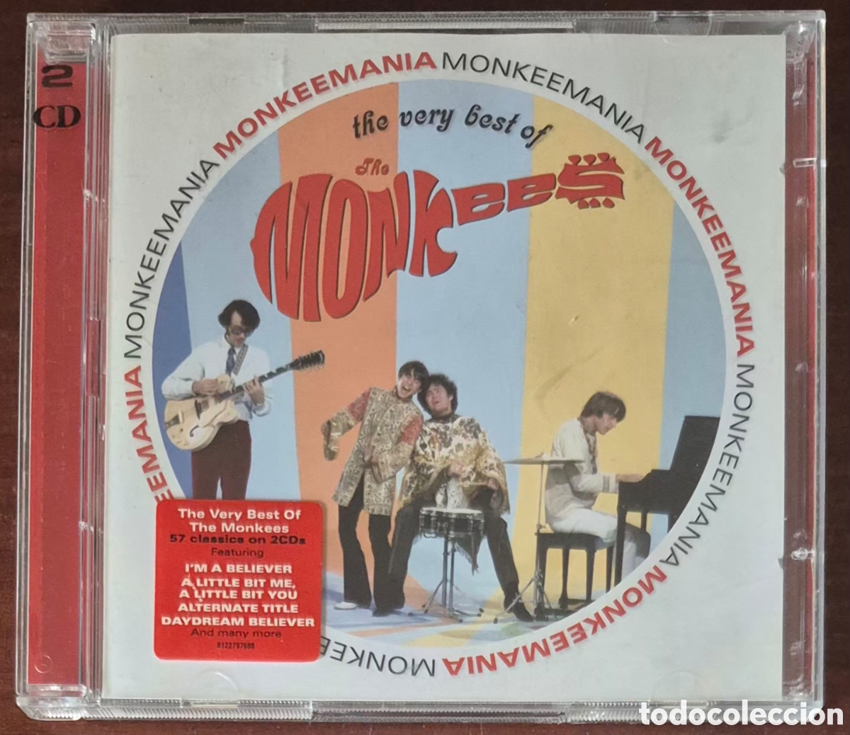 CDs de m&uacute;sica: CD X 2 DISCOS - THE MONKEES - MONKEEMANIA: THE VERY BEST OF THE MONKEES - 2011