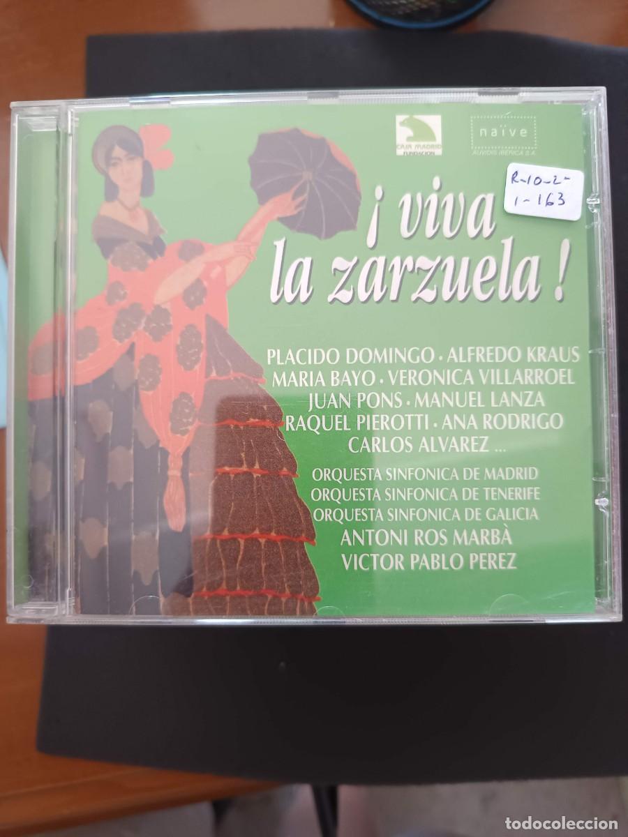 CDs de m&uacute;sica: &iexcl;VIVA LA ZARZUELA!. DIR: ANTONI ROS MARB&Agrave; / VICTOR PABLO P&Eacute;REZ. iNT&Eacute;RP: PL&Aacute;CIDO DOMINGO, ALFREDO KRA
