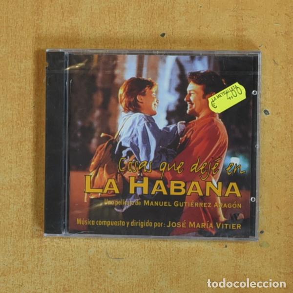 CD di Musica: JOSE MARIA VITIER - COSAS QUE DEJE EN LA HABANA - CD