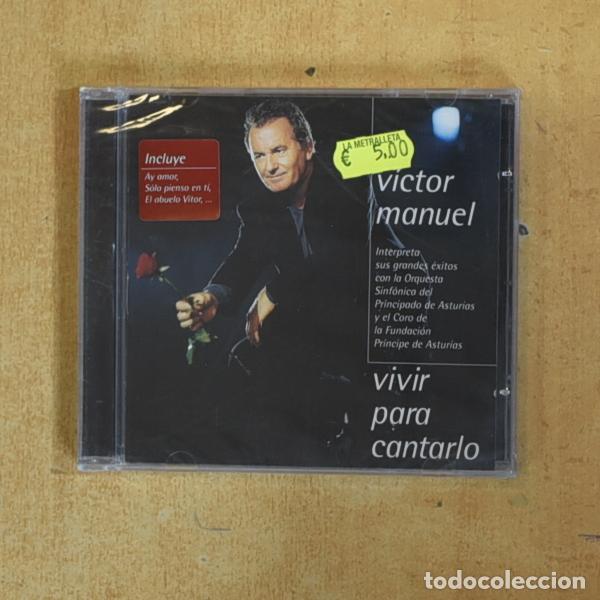 Musik-CDs: VICTOR MANUEL - VIVIR PARA CANTARLO - CD