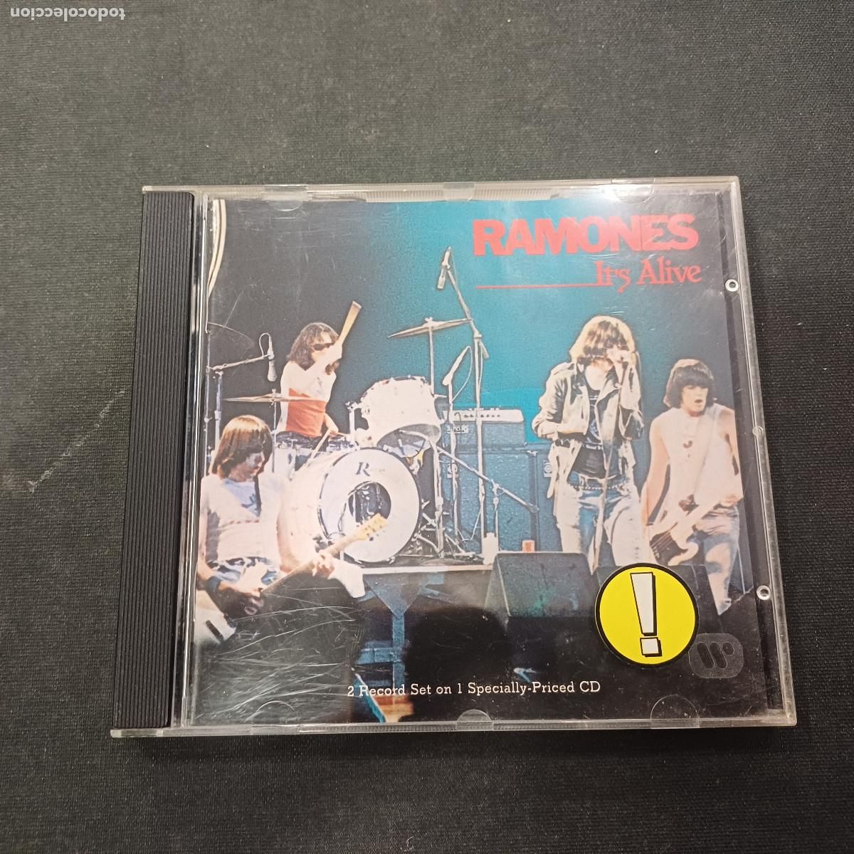 CDs de m&uacute;sica: RAMONES/IT'S ALIVE/CD PUNK.