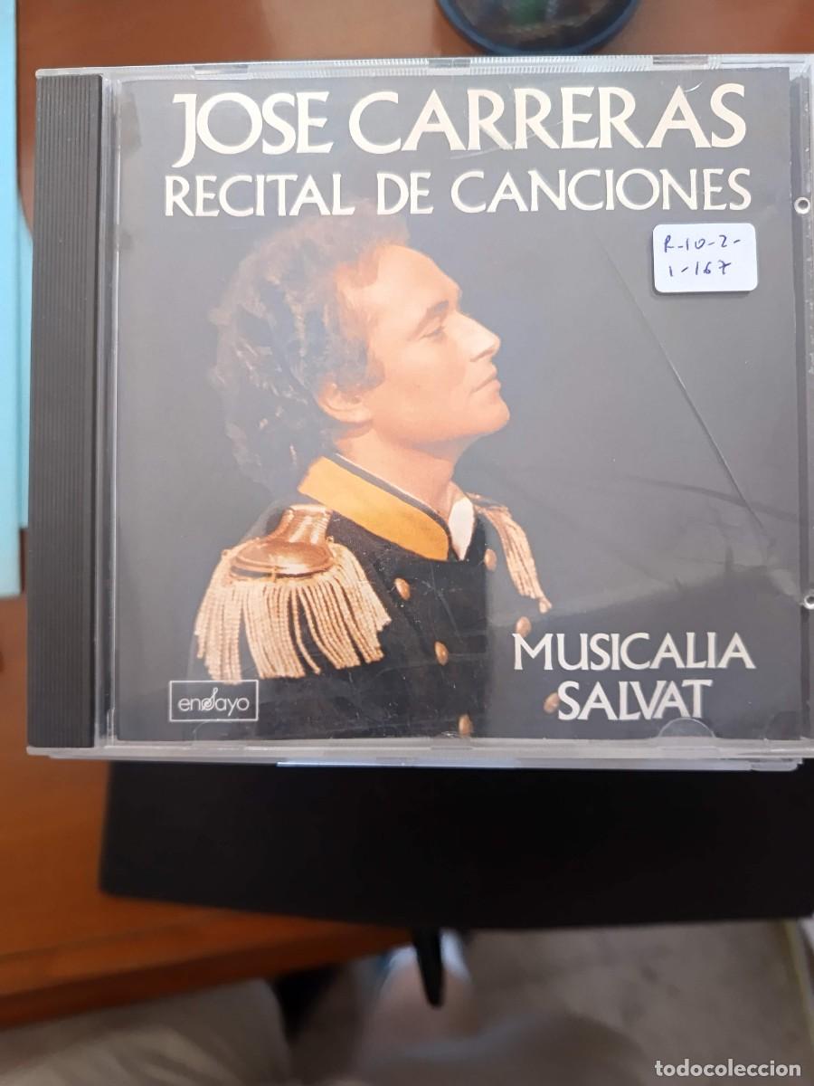 CDs de m&uacute;sica: JOS&Eacute; CARRERAS. RECITAL DE CANCIONES. (MUSICALIA SALVAT)